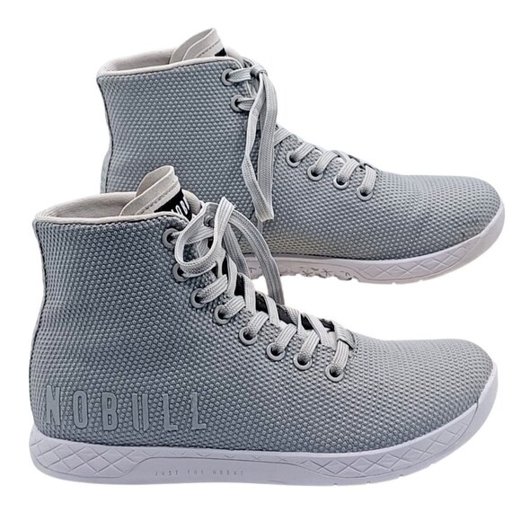 Nobull Outwork Superfabric Trainer High Top Women's Size 7 Men 5.5 Gym Shoe Gray - Picture 1 of 16